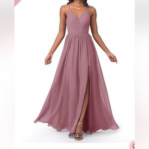 Azazie Gracie Bridesmaid Dress in Vintage Mauve